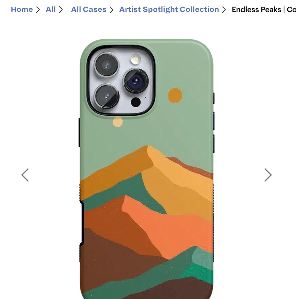 Vibrant Mountain Design Phone Case